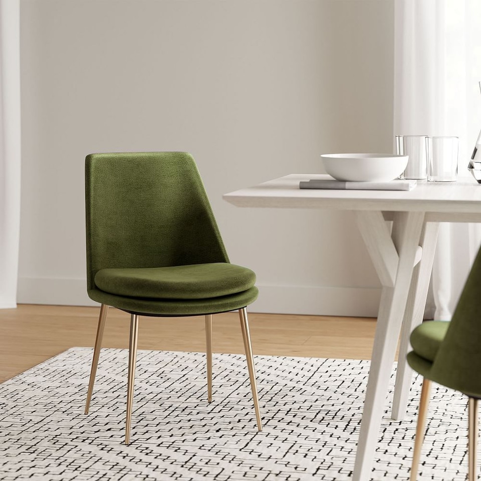Finley LowBack Upholstered Dining Chair west elm United Kingdom